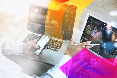 Multiple mobile devices with analytical data