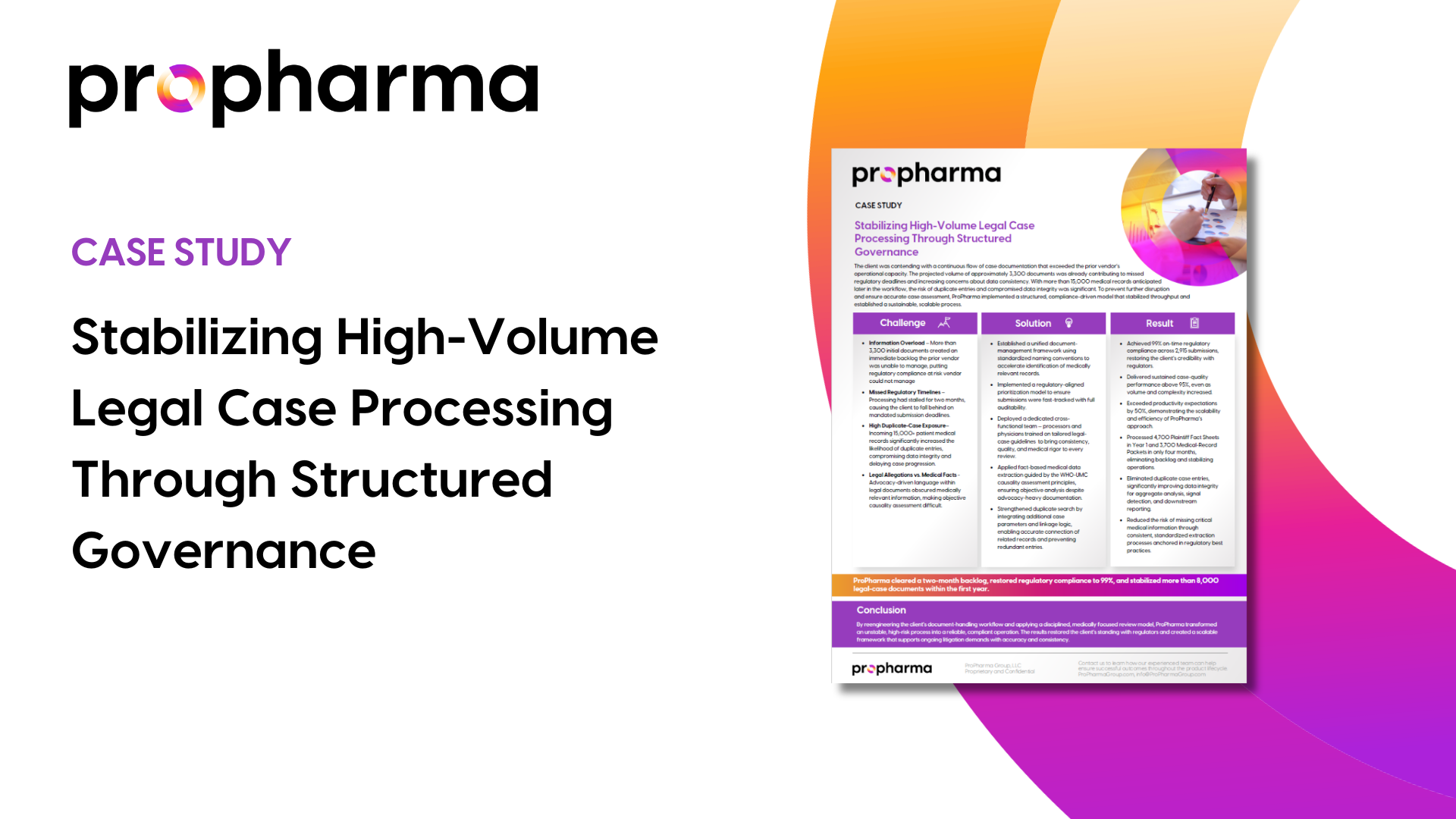 Stabilizing High-Volume Legal Case Processing Through Structured Governance